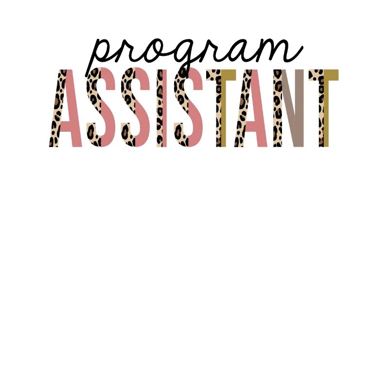 Programma Assistent Leopard Print Funny