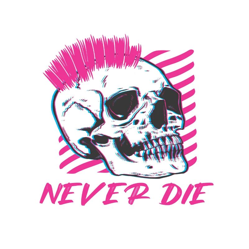 Old Punks Never Die Punk Rock Geschenk