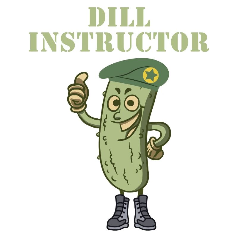 Dill Instructor Pickle Funny Cucumber Gift