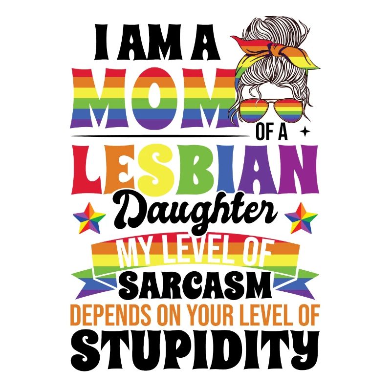 Mutter einer lesbischen Tochter Regenbogen LGBT Mutter