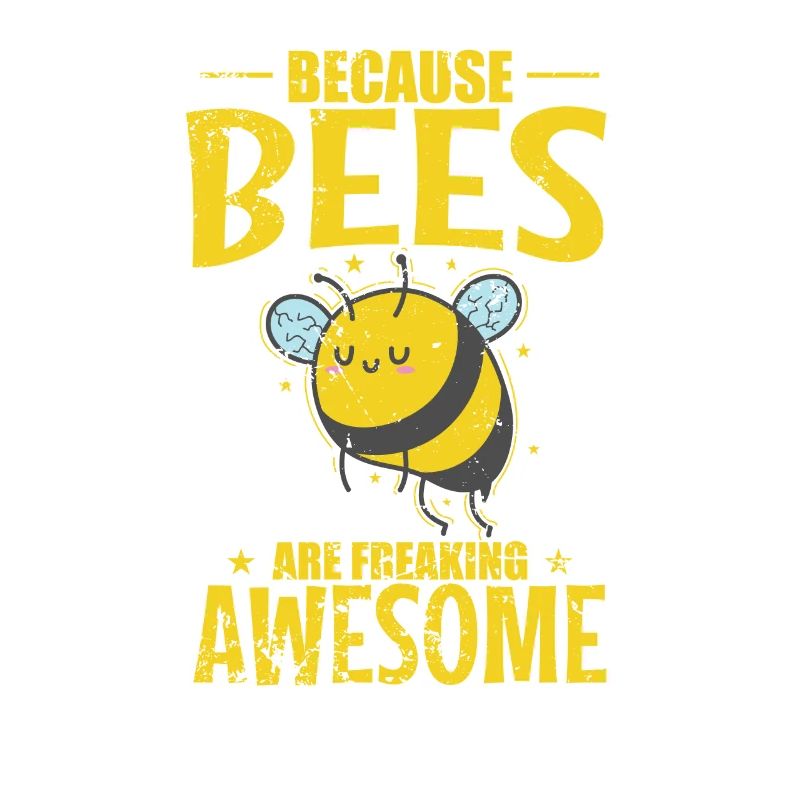 Because Bees are Freaking Awesome Animals