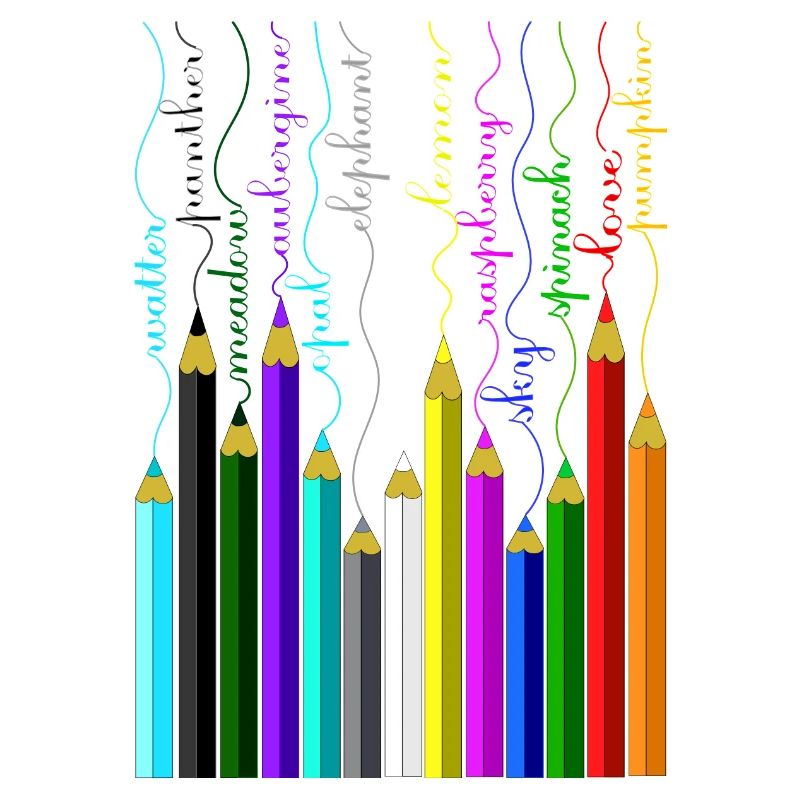 Crayons, crayons de couleur, crayons en bois, crayons de couleur, feutres