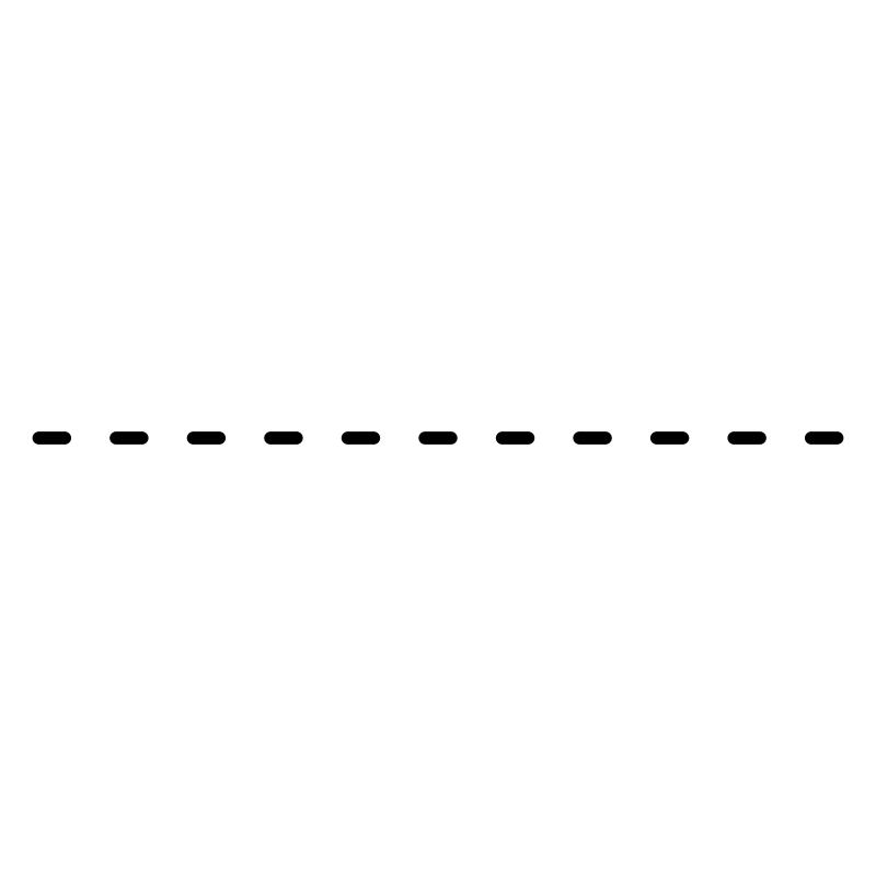 Dashed underscore to design yourself