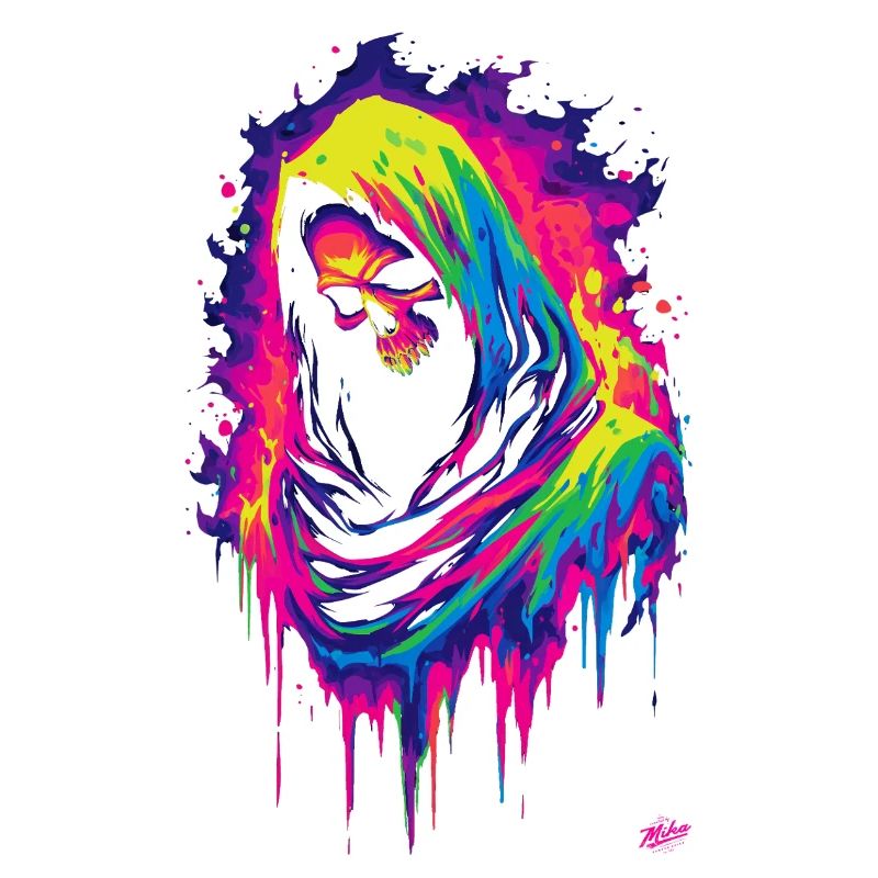 Neon Grim Reaper