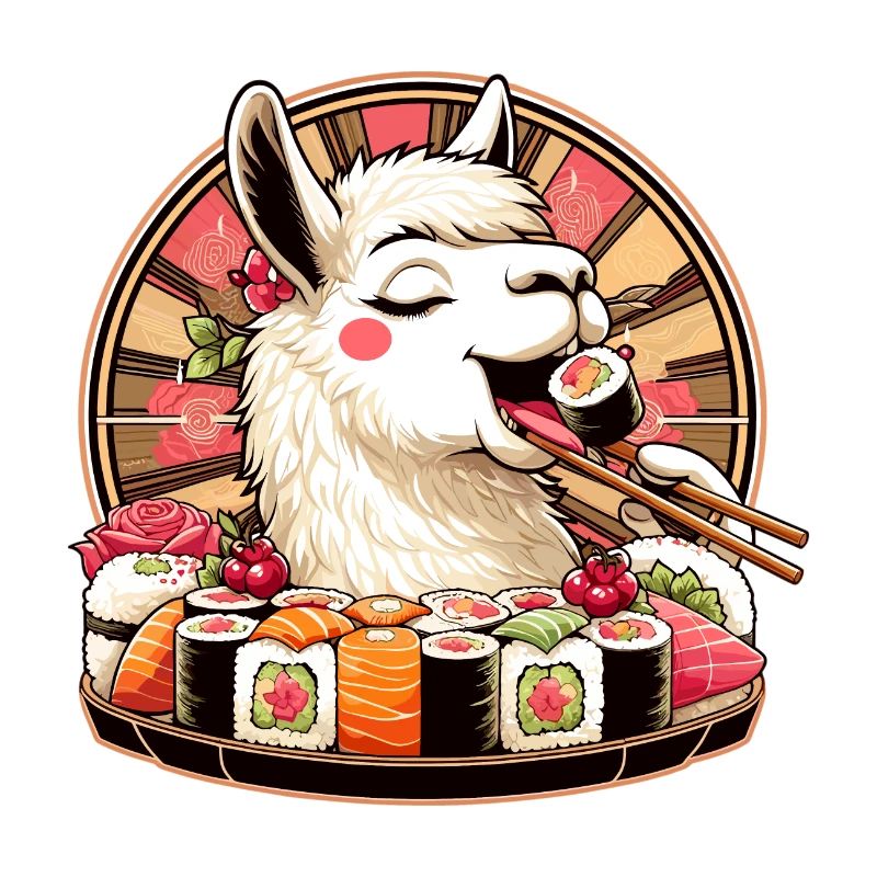 Sushi Lama Maki Geschenk