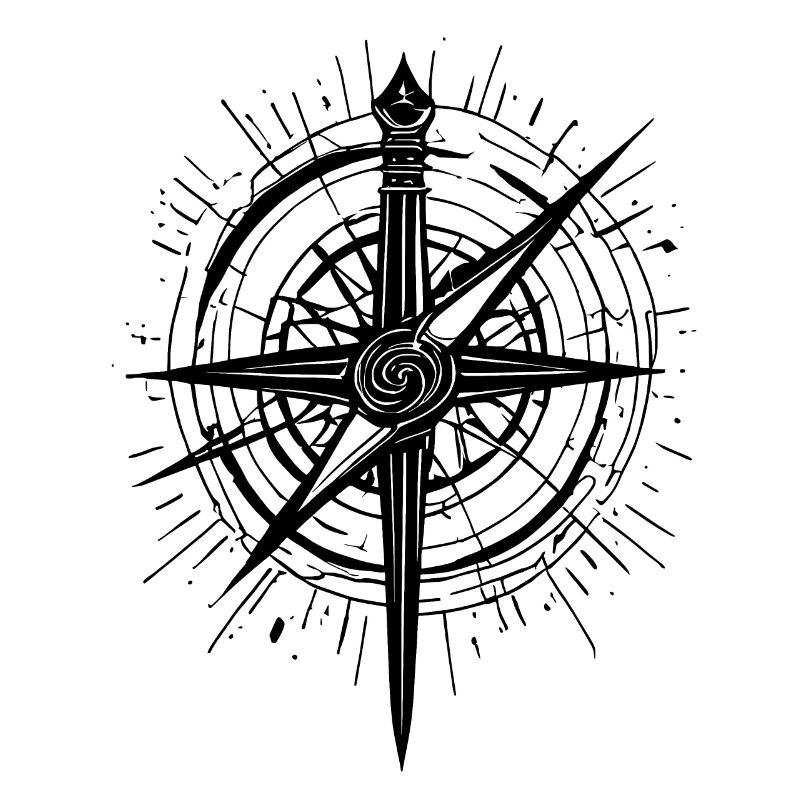 Abstract compass of the elements