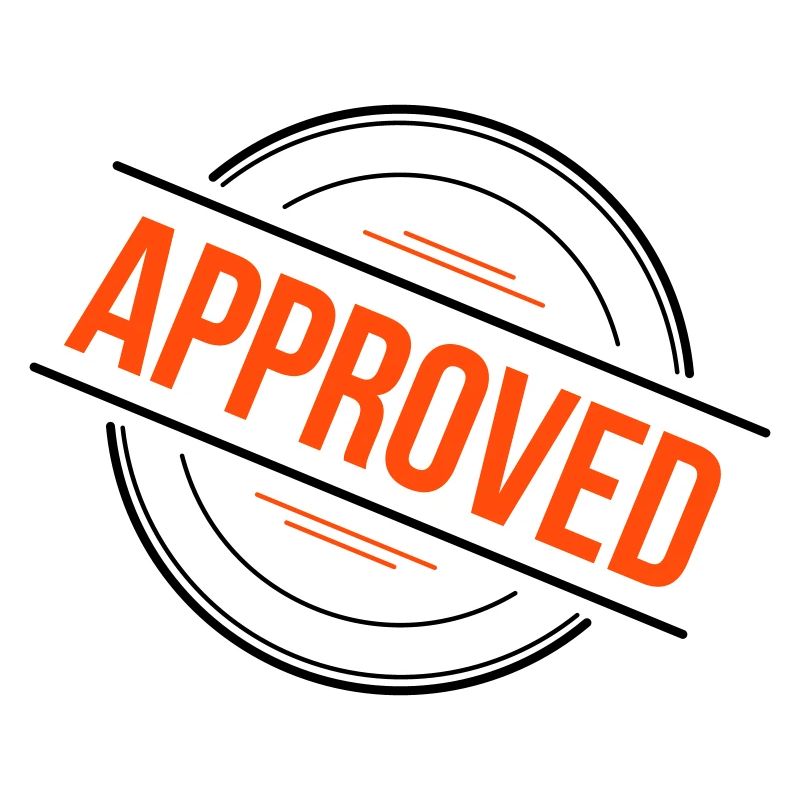 Approved Stamp – 2 Colors