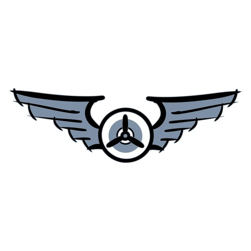 Aviation Symbol Luftwaffenschwinge Flugzeug Pilot