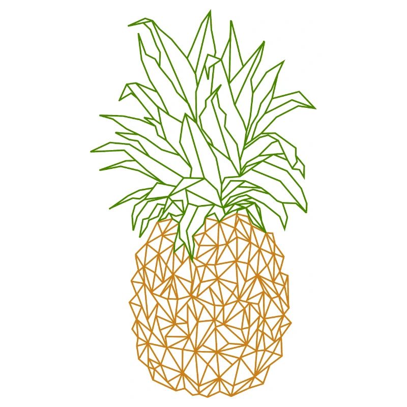 Geometric pineapple