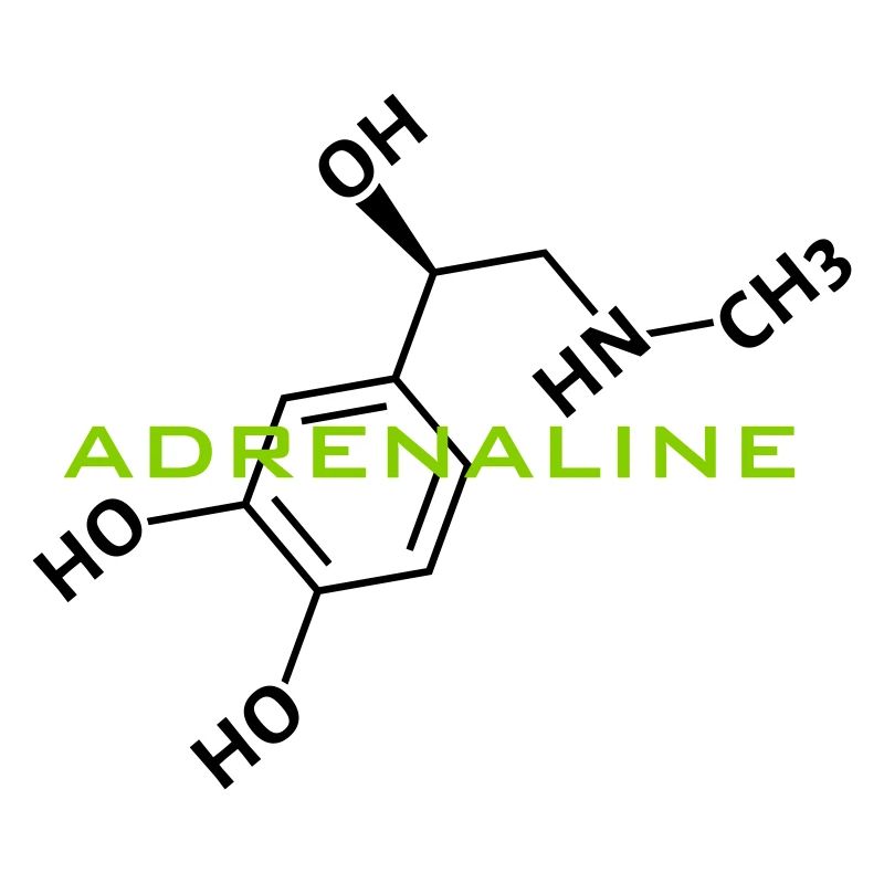 Formule structurelle d’adrénaline