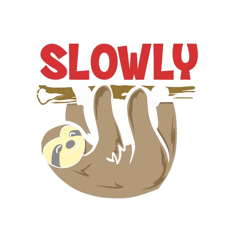 Just Do It Slowly Monkey