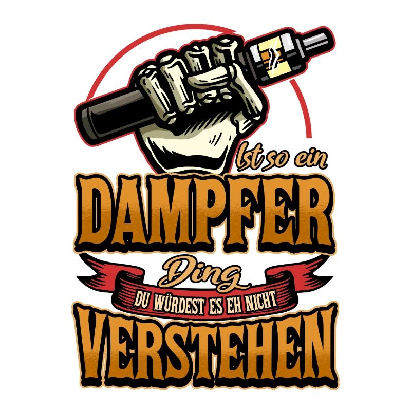 Vape Dampfer E Zigarette Spruch Vaping Geschenk