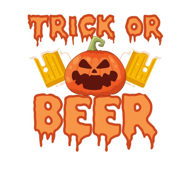 Trick oder Bier Lustiges Halloween