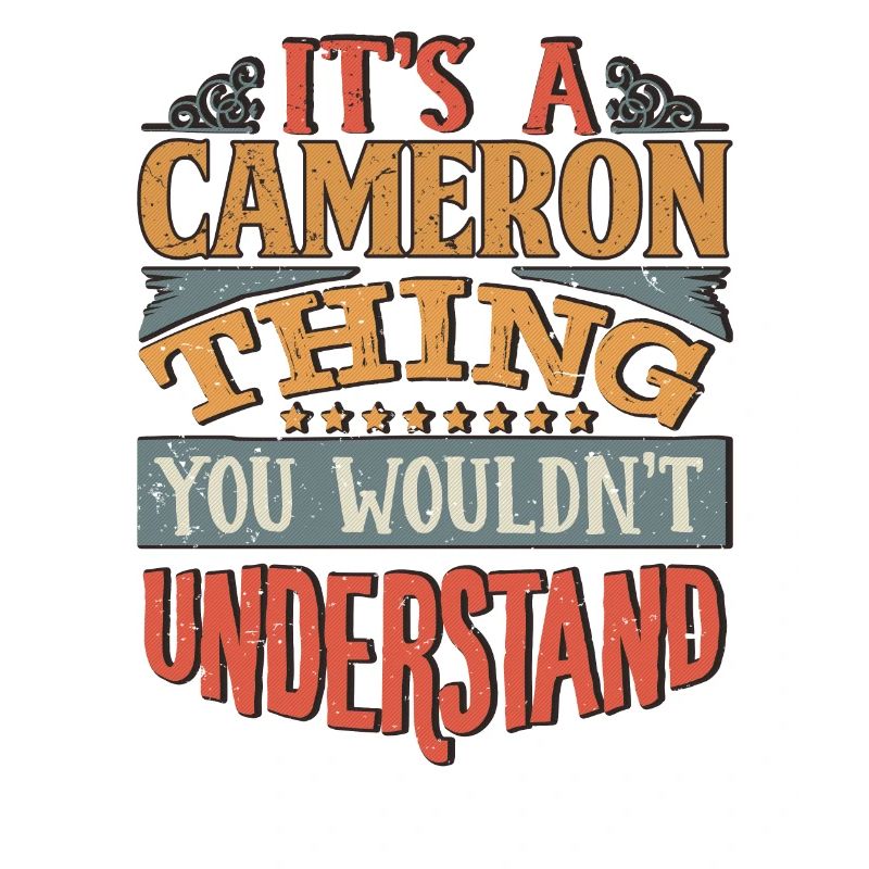 C’est une chose de Cameron que vous ne comprendriez pas -