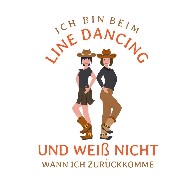 Ich bin beim Line Dancing