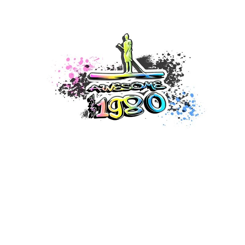 Awesome since 1980, SUP, Paddleboard, Graffiti,