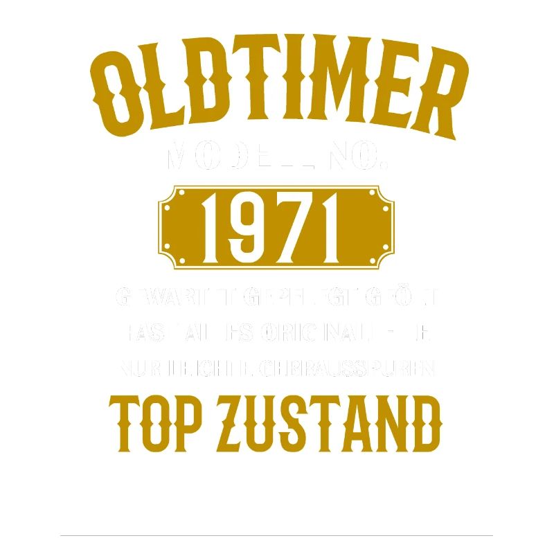 52. Geburtstag oldtimer 1971