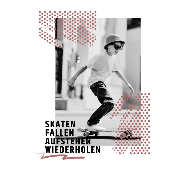 Skateboard Design Perfekt Jungen Geschenkidee