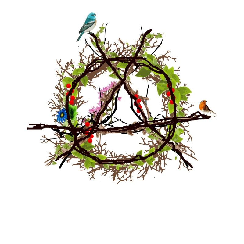 green anarchy logo