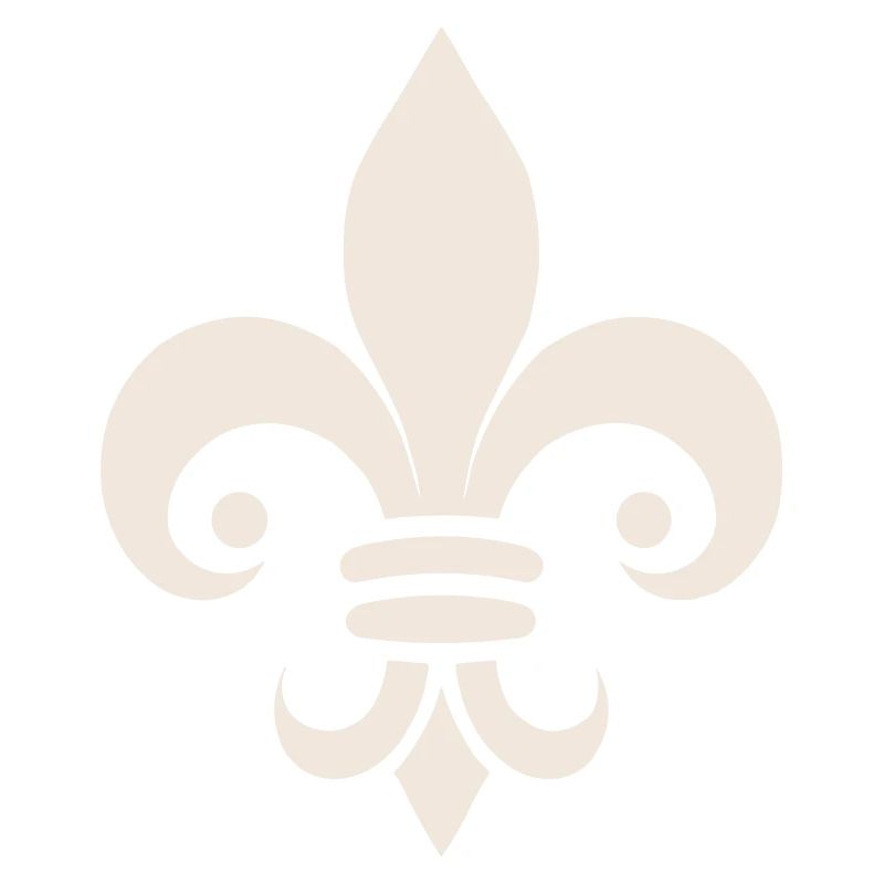 Schlichtes Fleur de lys Design