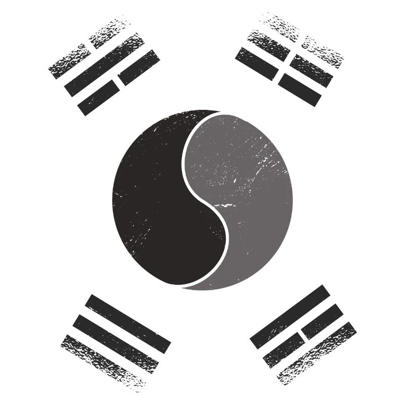 Corée Corée Du Sud Drapeau de la Corée du Sud