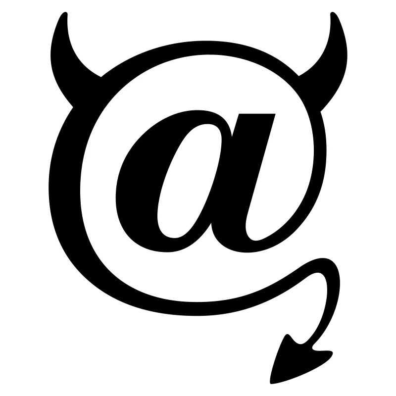 Devil @ Teufel Nerd Symbol Programmierer IT