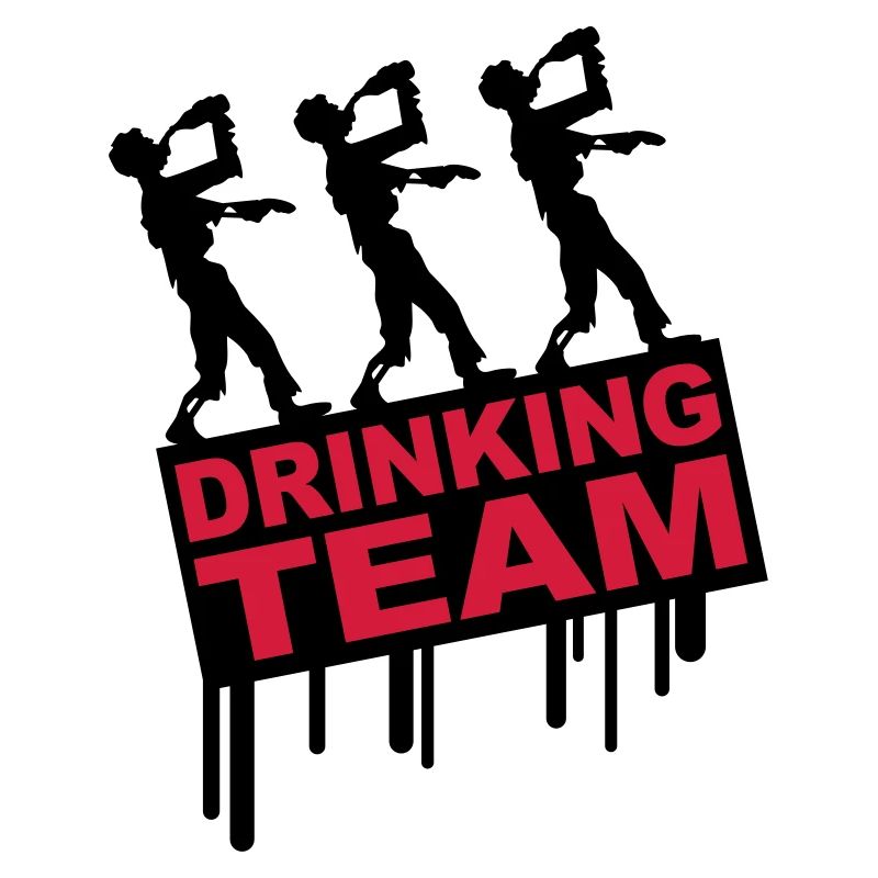 Drunken Party Zombies Drinking Team