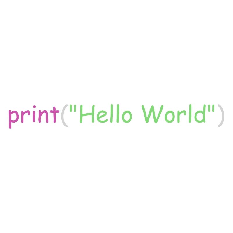 Hello World programming Python C++ C #