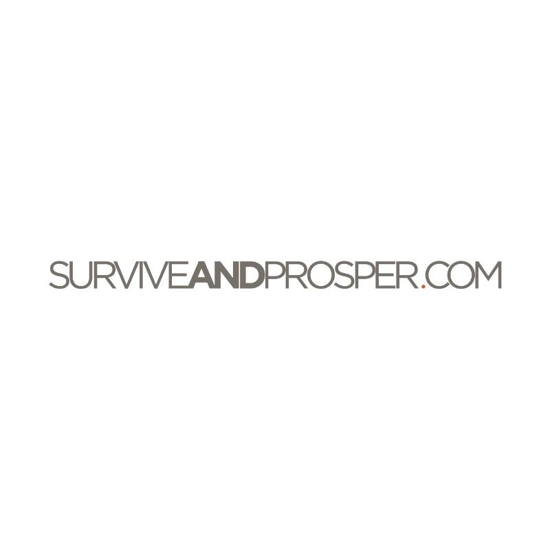 surviveANDprosperCOM dark gray orange