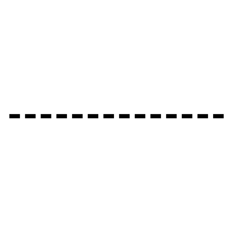 dashed line