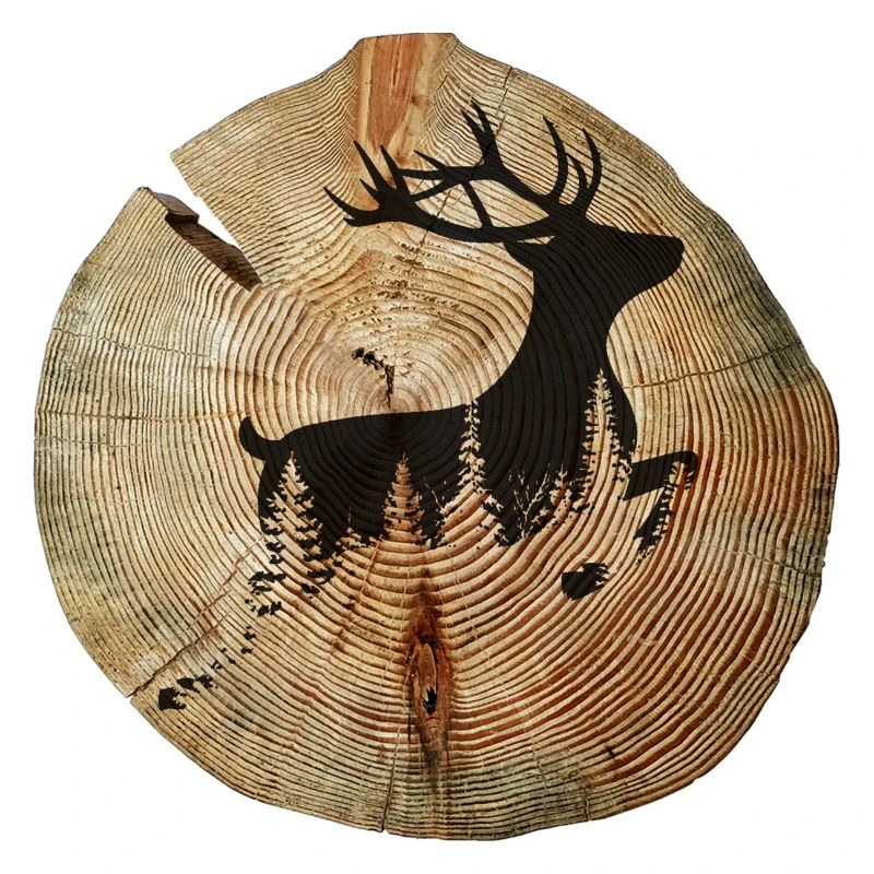 Baumscheibe Hirsch