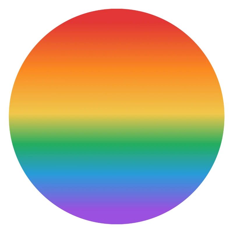Rainbow gradient circle
