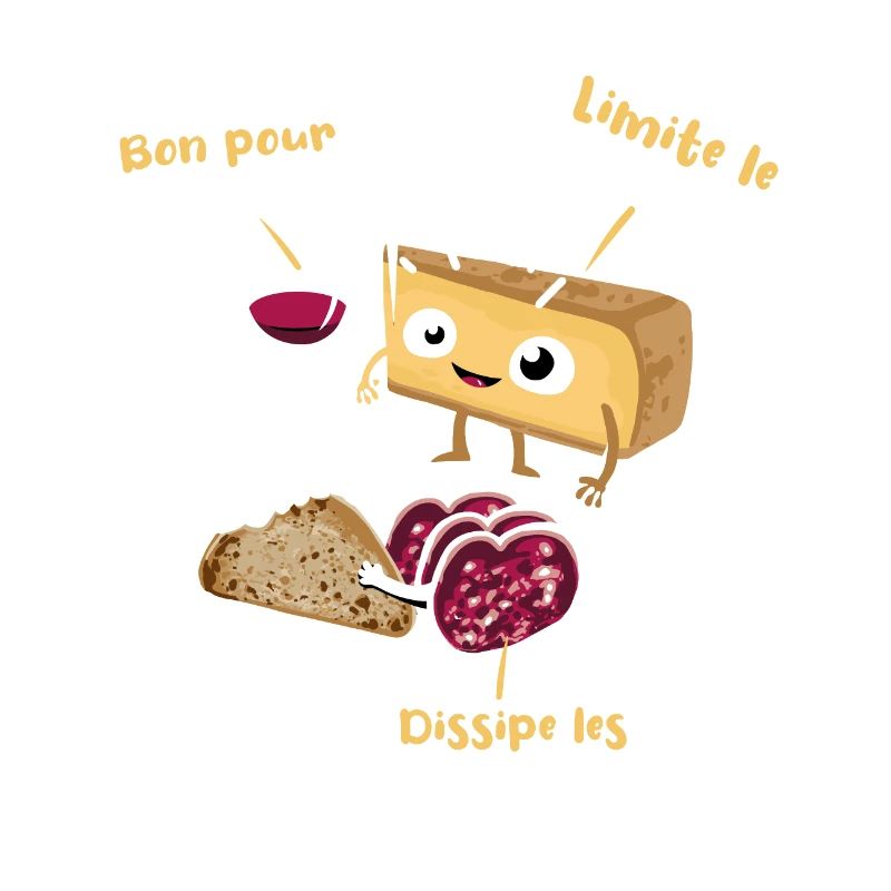 vin comté saucisson