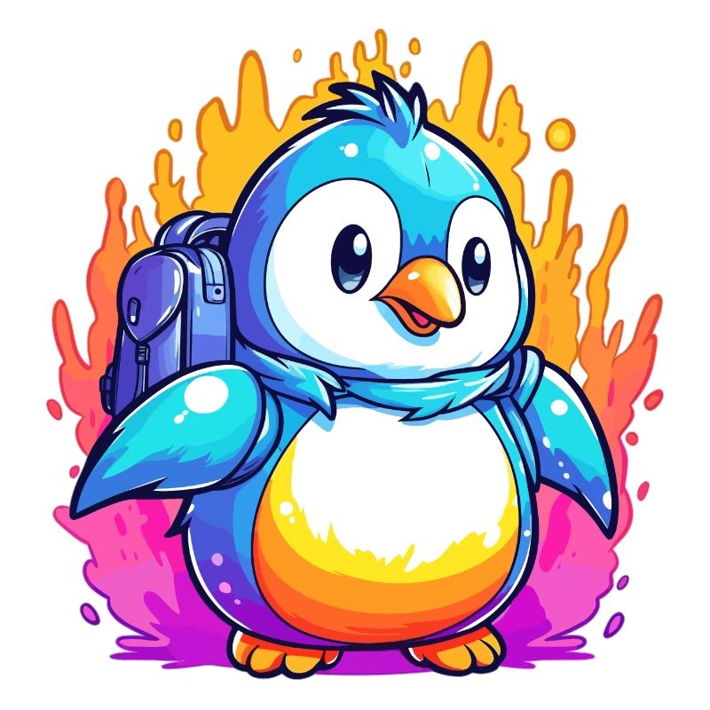 Pinguin auf Wanderschaft