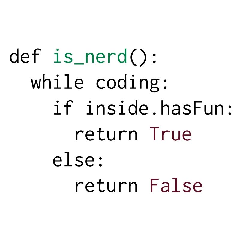 Python Definition von Nerd