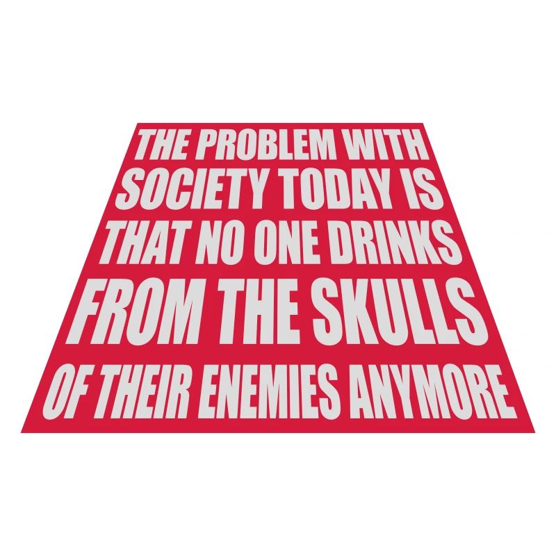 drinks from enemies skulls