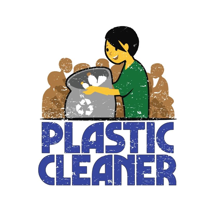 Plastic cleaner plastic garbage environmental protection