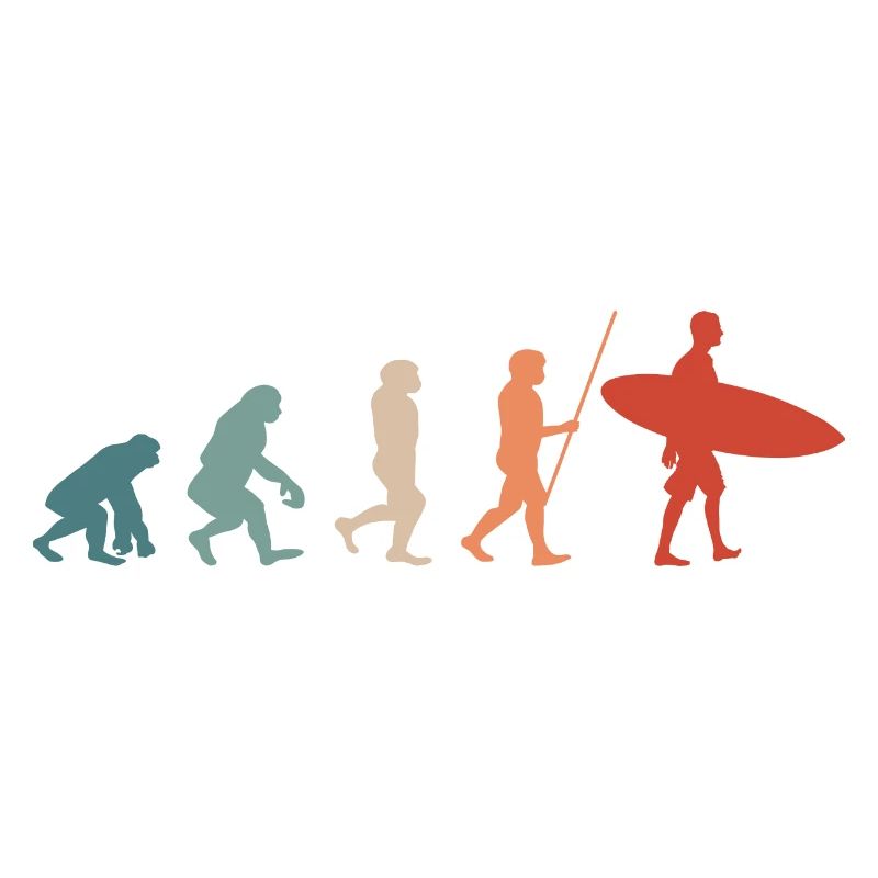 Surfing Surfer Retro Evolution