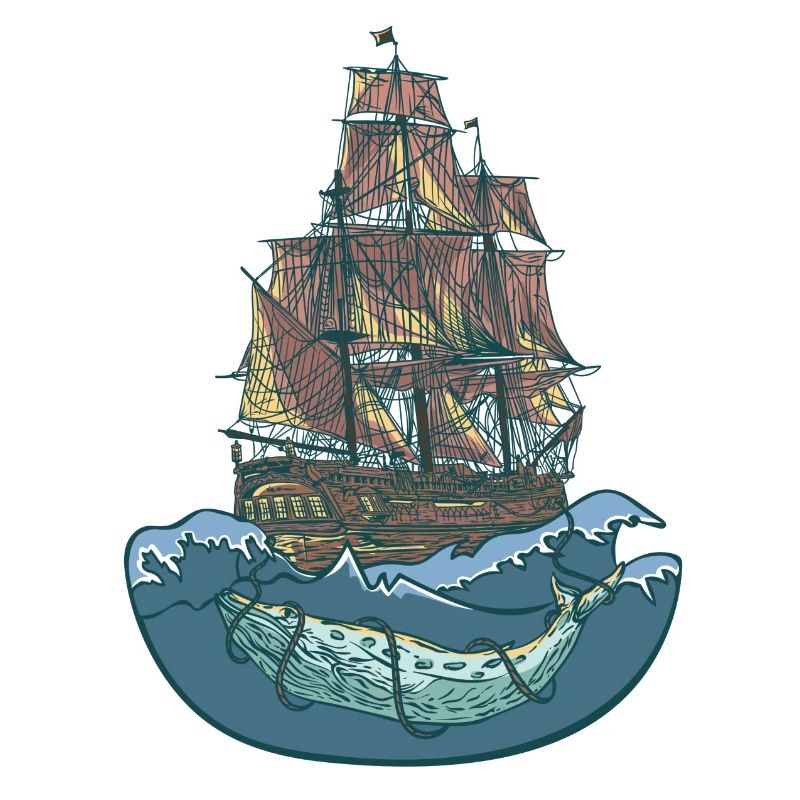 Whale ship - sailing ship