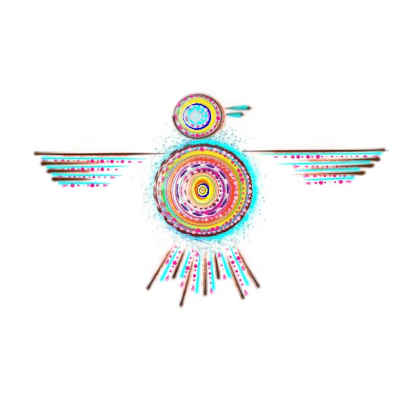 Bunter Vogel