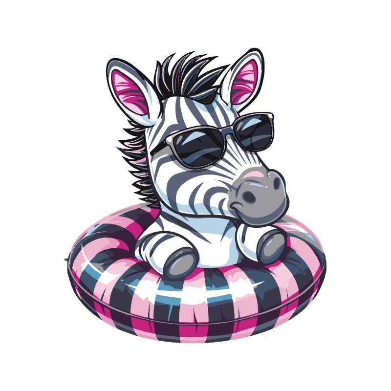 Zebra Sommer Comic