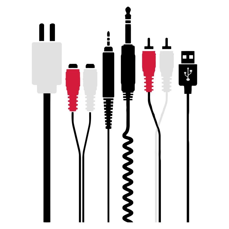 Audio und Strom Stecker