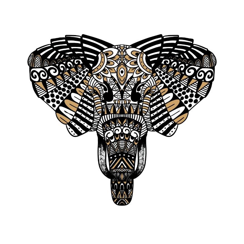 Elephant Mandala perfect gift idea