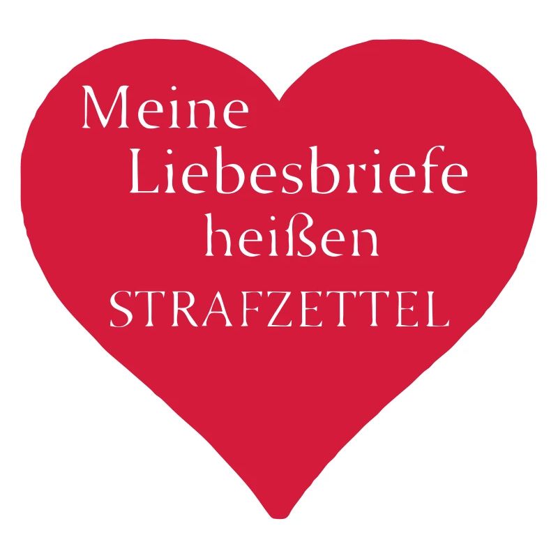 Strafzettel Liebe Spruch Geschenk Herz Polizei