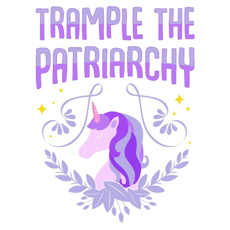 Trample the Patriarchy Feminismus Einhorn Spruch