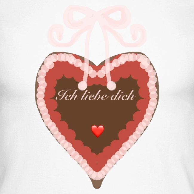 Lebkuchenherz ich liebe dich