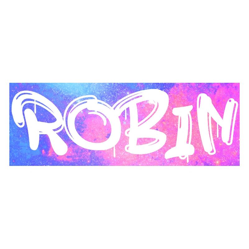 Robin Name Geschenk Geschenkidee Galaxie