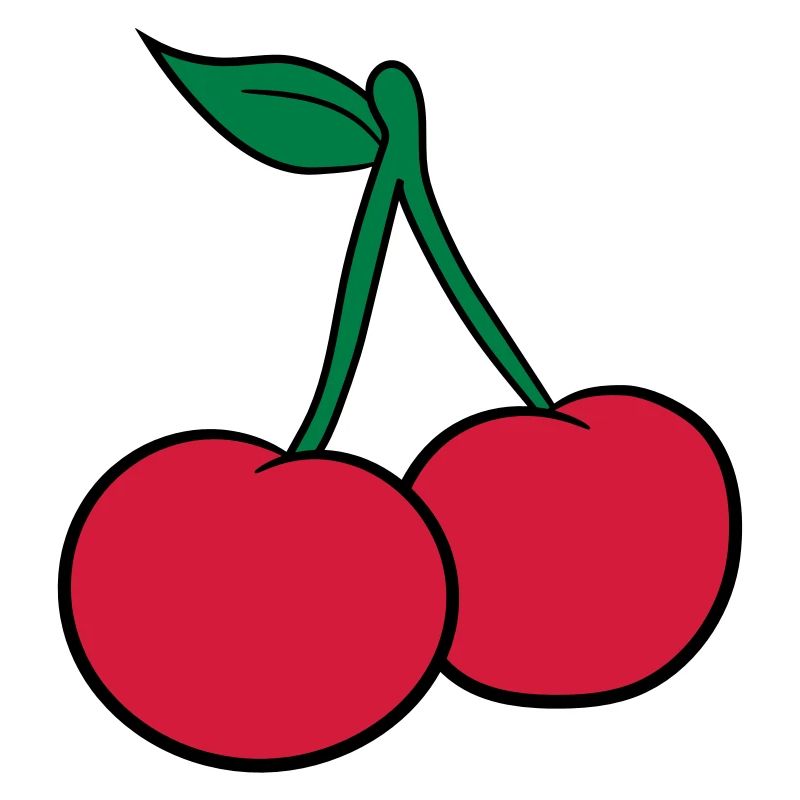 2 cherry leaf tasty design