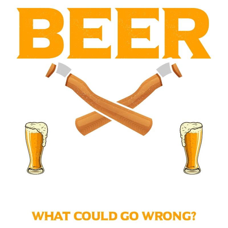 Beer And Sharp Objects Axe Throwing Hatchet Ax