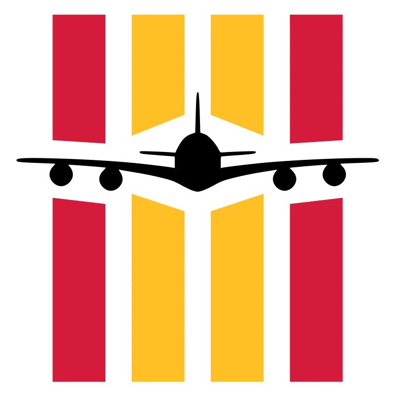 ★ Couleurs de conception modifiables ★ Avion devant 4 bandes